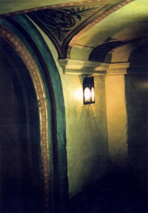 Corridor, painted detail